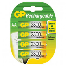 Аккумуляторы GP Rechargeable 2300 mAh AA 4шт.