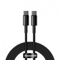 Кабель Baseus Tungsten Gold Fast Charging Data Cable 100w Type-C - Type-C 2M Black