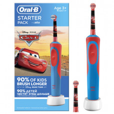 Электрическая зубная щетка Oral-B Vitality Kids Starter Pack Тачки